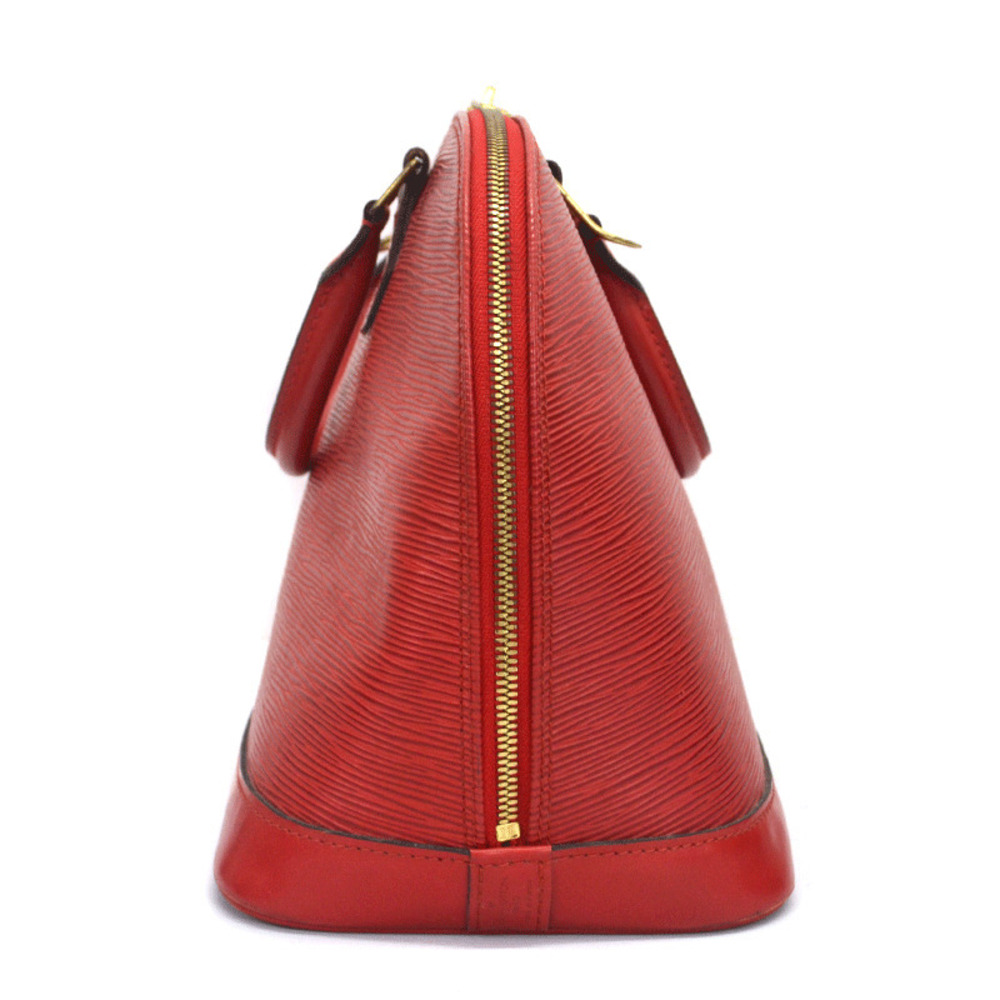 LOUIS VUITTON Alma Red Handbag Epi Leather - Picture 5 of 9